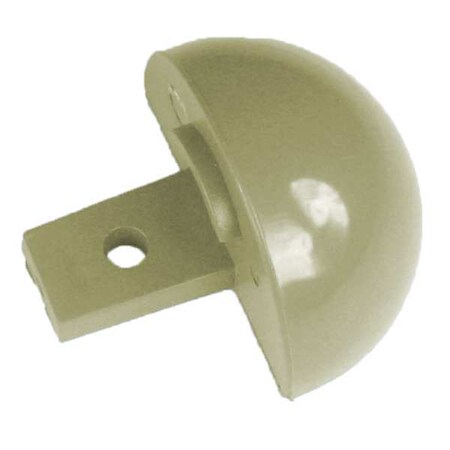 End Cap, PVC, Ivory, 1 1/16 in L, 2 in H MPN:EBR-31-0-2