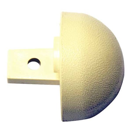 End Cap, Interior, 1-1/8 In, Vinyl, Ivory MPN:EBT-31-0-2