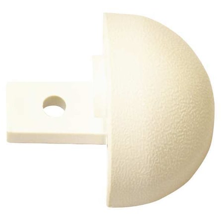 End Cap, Interior, 1-1/8 In, Vinyl, White MPN:EBT-31-0-301