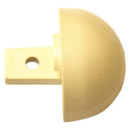 End Cap, Interior, 1-1/8 In, Vinyl, Eggshell MPN:EBT-31-0-370