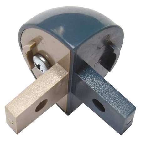 Corner, PVC, Windsor Blue, 1 1/8 in L MPN:EBT-32-0-265