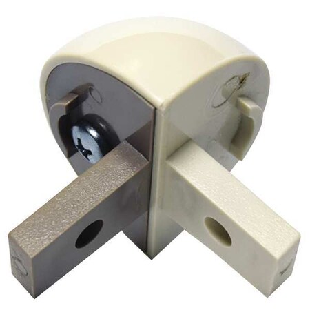 Corner, PVC, Eggshell, 1 1/8 in L, 2 in H MPN:EBT-32-0-370