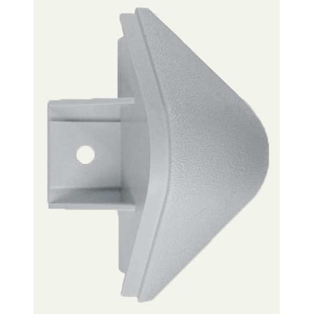 End Cap, PVC, Silver Gray, 4 1/8 in H MPN:ETC-30-0-210