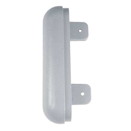 End Cap, PVC, Silver Gray, 1 in L, 6 in H MPN:ETC-6C-0-210