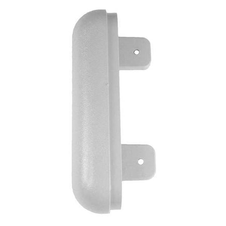 End Cap, PVC, Linen White, 1 in L, 6 in H MPN:ETC-6C-0-301