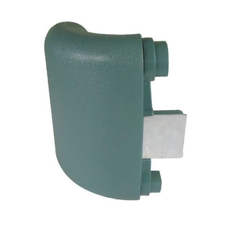 Handrail Corner, Teal, Vinyl, 5 1/2 in H MPN:IBR-537-0-377