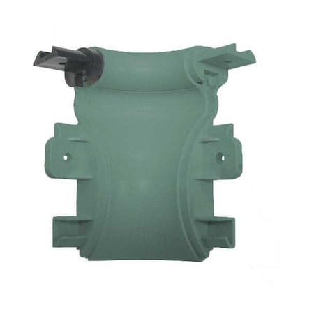 Handrail Corner, Teal, Vinyl, 5 1/2 in H MPN:IBR-675-0-377