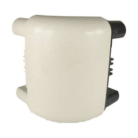 Handrail Corner, Ivory, Vinyl, 5 1/2 in H MPN:IOC-557-0-2