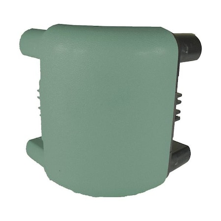 Handrail Corner, Teal, Vinyl, 5 1/2 in H MPN:IOC-557-0-377