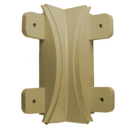 Inside Corner, 1-1/16 x 5 In, Tan, Screw In MPN:ITC-5-0-3
