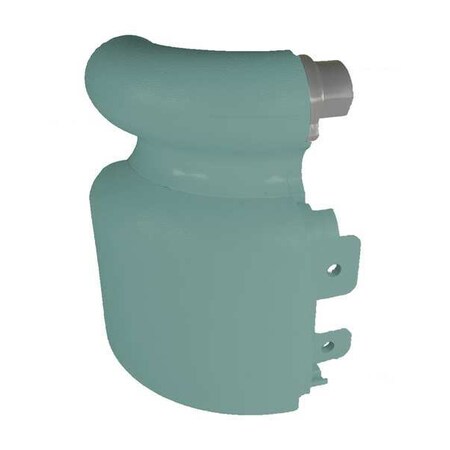 Handrail Corner, Teal, Vinyl, 6 1/4 in H MPN:OBR-450S-0-377