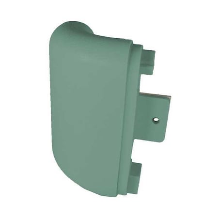 Handrail Corner, Teal, Vinyl, 5 1/2 in H MPN:OBR-536-0-377