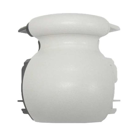Handrail Outside Corner, Linen White MPN:OBR-650-0-301