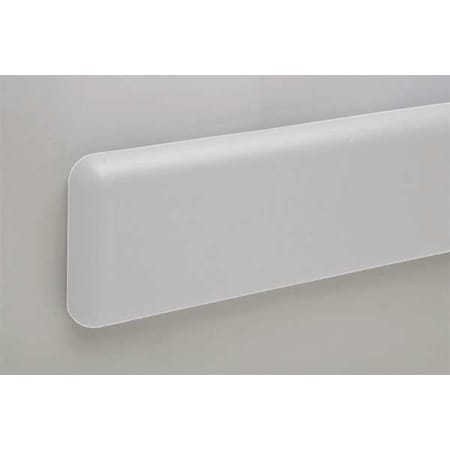 Wall Protection Guard, 144inL, Silver-Gray MPN:WG-6CP-12-210