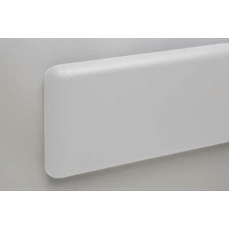 Wall Protection Guard, 7-3/4inH, SilvrGray MPN:WG-8CP-12-210