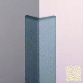 Surface Mounted Corner Guard 90° 3'' Wings 4'H W/Caps Eggshell CG-10-4-370