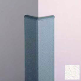 Surface Mounted Corner Guard 90° 3'' Wings 8'H W/Caps Linen WH CG-10-8-301