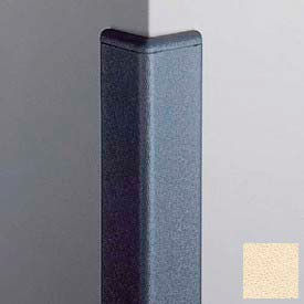 Surface Mounted Corner Guard 90° 2'' Wings 4'H W/Caps Ivory CG-20R-4-2