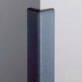 Surface Mounted Corner Guard 90° 2'' Wings 4'H W/Caps Silver Gray CG-20R-4-210