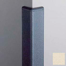 Surface Mounted Corner Guard 90° 2'' Wings 4'H W/Caps Eggshell CG-20R-4-370