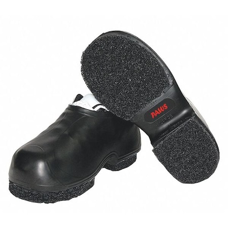 Floor Stripping Overshoe, Plain Toe, Rubber, 4