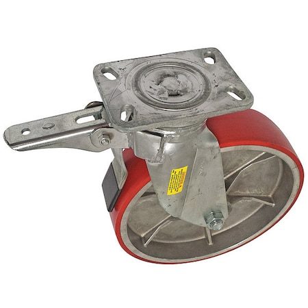 Scaffold Plate Caster, Polyurethn, 2300 lb MPN:400-12UL-PB