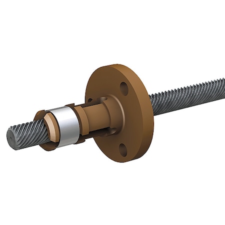 Precision Lead Screw, 0.003 in/ft Lead MPN:LSR1001T-0254-RCF-NNN-NNN-N
