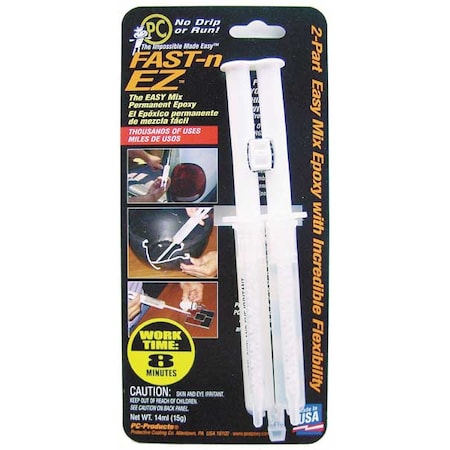 Wood Glue, PC-Fast-n EZ Series, Yellow, 16 oz, Bottle, 1:01 Mix Ratio, 1 hr Functional Cure MPN:061411