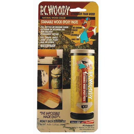 Plastic Adhesive, PC-Woody Series, clear, 1 qt, Can, 1:01 Mix Ratio, Not Rated Functional Cure MPN:23334