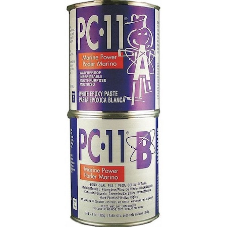 Epoxy Adhesive, PC-11 Series, Off White, Can, 1:01 Mix Ratio, 12 hr Functional Cure MPN:640111