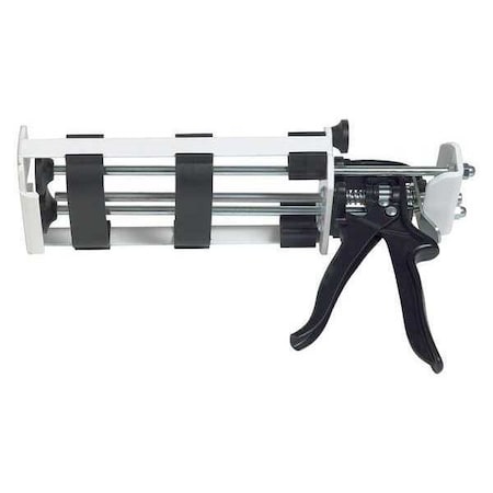 Caulk Gun, 20 oz Container Size, Steel, 26:01:00, Skeleton Frame, Red MPN:993002