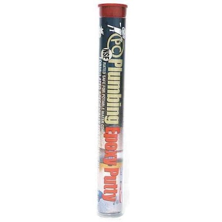 Plumbing Epoxy Putty, 4 oz Container Size, Tube, PC-Plumbing, Gray/Tan MPN:045596