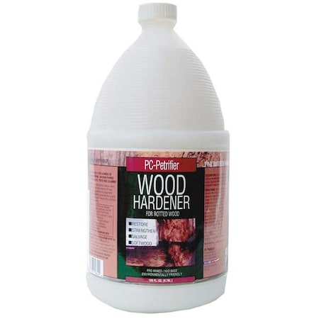 Wood Hardener 128 oz Size, Bottle Milky White PC-Petrifier MPN:128442
