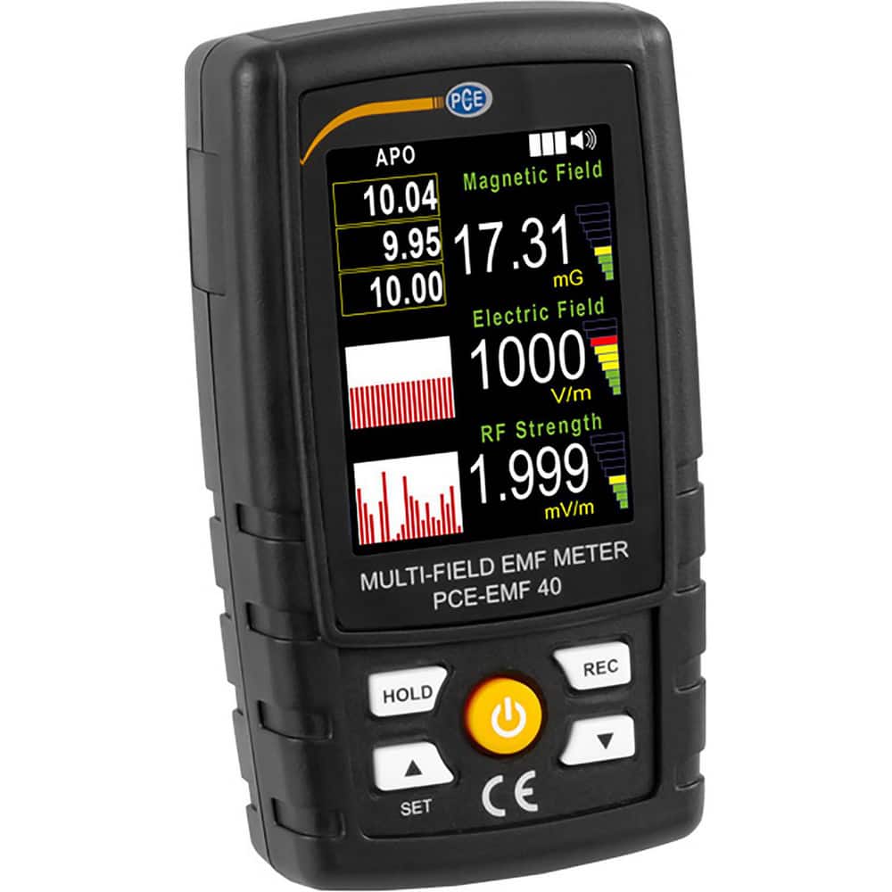 EMF Meters, Meter Type: EMF/ELF , Display Type: TFT , Monitors: Electric Fields & RF Strength , Minimum Frequency: 50 , Maximum Frequency: 3.5  MPN:PCE-EMF 40