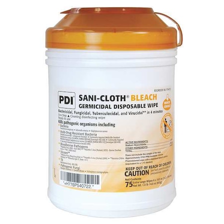 Disinfecting Wipes, 6 x 10-1/2