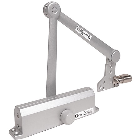 Manual, Hydraulic, PDQ 3100, Light Commercial Closer, Light Duty Interior and Exterior, Gray MPN:3100 BC SCS 689