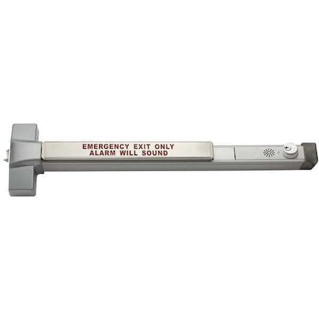 Alarmed Exit Device, Fits 3in.W MPN:6300RF-626-AL
