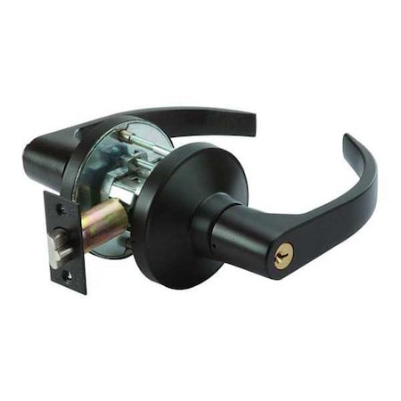 Door Lever Lockset, BSN Curved Style MPN:GP 115 BSN 613 234 ASA SCC