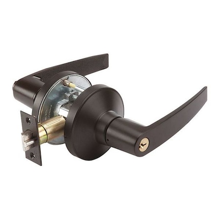 Door Lever Lockset, MIA Straight Style MPN:GP 115 MIA 613 234 ASA SCC