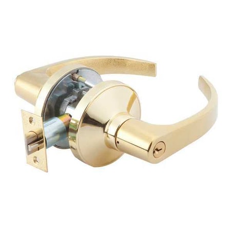 Door Lever Lockset, BSN Curved Style MPN:GP 116 BSN 605 234 ASA SCC