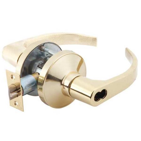 Door Lever Lockset, BSN Curved Style MPN:GP 116 BSN 605 234 ASA SFL