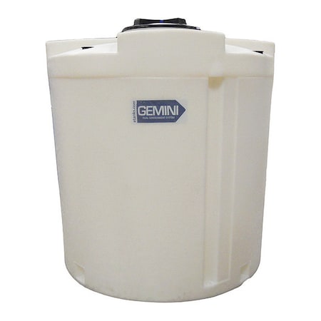Storage Tank, Double Wall Vertical, LDPE 1.5, Nat, 500 Gal MPN:01-14875