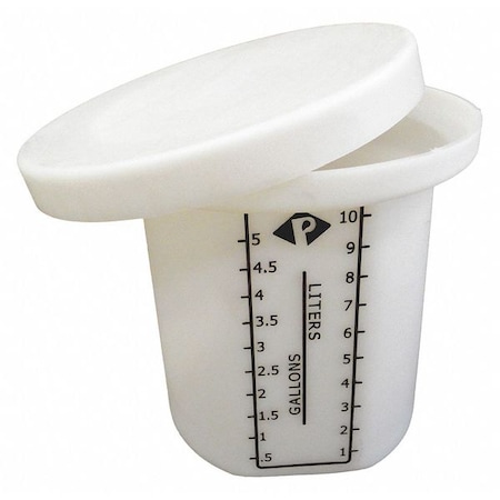 Storage Open Top Process Chemical Tank, Vertical, LDPE, Nat, 5 Gal MPN:01-28958