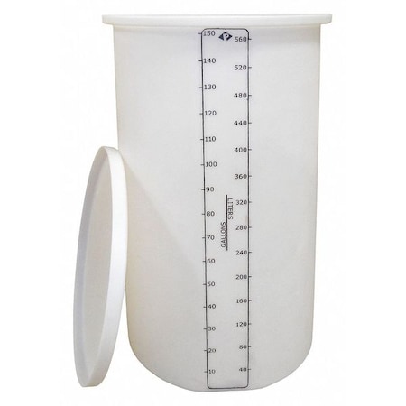 ProChem Process Chemical Storage Tank, Vertical, Open Top, 150 gal. MPN:01-28969