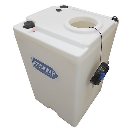Storage Tank, Double Wall Square, LDPE 1.5, Nat, 70 Gal MPN:01-29828
