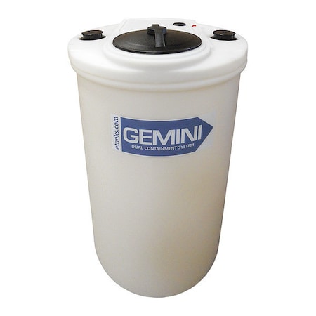 Storage Tank, Double Wall Vertical, XLPE 1.5, Nat, 40 Gal Flat MPN:01-30126