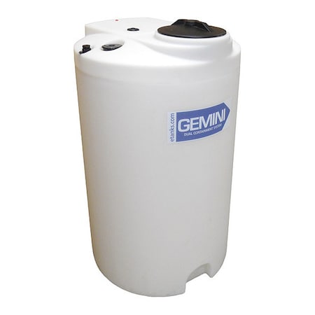 Storage Tank, Double Wall Vertical, XLPE 1.9, Nat, 65 Gal MPN:01-30140