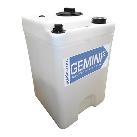 Storage Tank, Double Wall Square, XLPE 1.5, Nat, 10 Gal MPN:01-30146