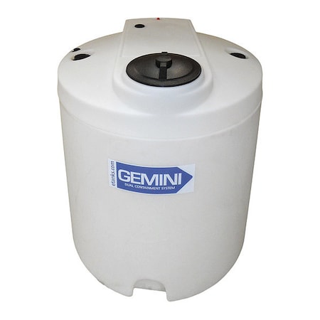 Storage Tank, Double Wall Vertical, LDPE 1.9, Nat, 90 Gal MPN:01-30297