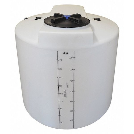 Storage Process Chemical Tank, Vertical, LDPE 1.9, Nat, 300 Gal MPN:01-31268